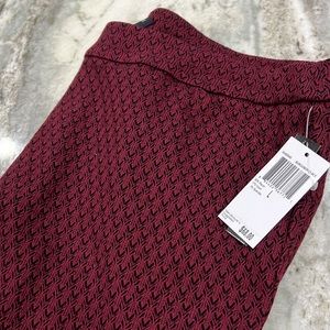 Grace The perfect fit pull on pants size large red and black stretchy comfy